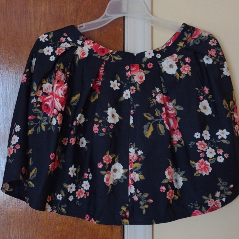 Floral skater skirt